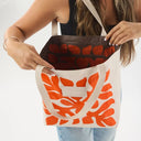 Sac Aloha Appliqué Reversible Tote