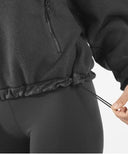 Salomon Chroma crop 1/2 zip F sweater