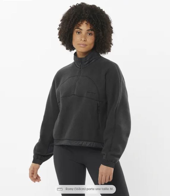 Chandail Salomon Chroma Fleece crop HZ F