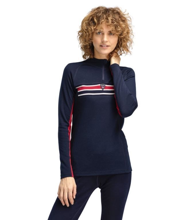 Chandail Dale Aksla half zip femme