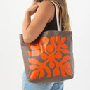 Sac Aloha Appliqué Reversible Tote