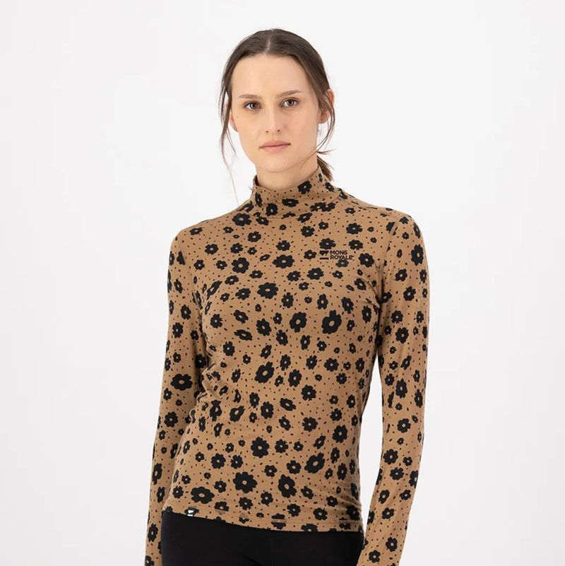 Chandail Mons Royale Cascade Mock Neck F