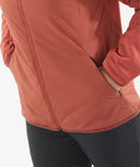 Manteau Salomon Outline hybrid warm HD F