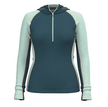 Chandail Smartwool Thermal 1/2 Z hood F