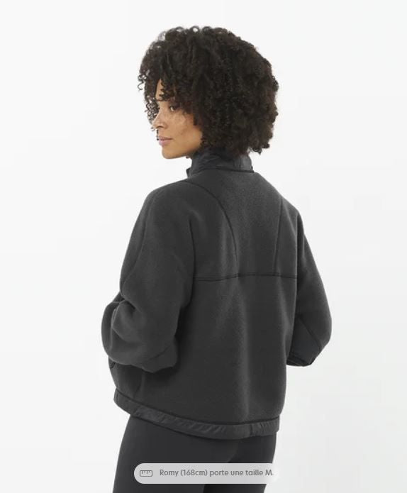 Chandail Salomon Chroma Fleece crop HZ F