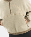 Salomon Chroma crop 1/2 zip F sweater