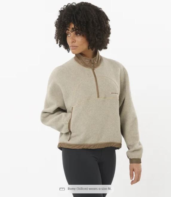 Chandail Salomon Chroma Fleece crop HZ F